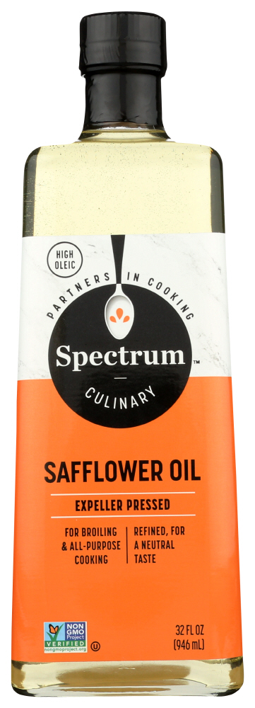 Spectrum Culinary Naturals High Heat Refined Safflower Oil - Case Of 12 - 32 Fl Oz