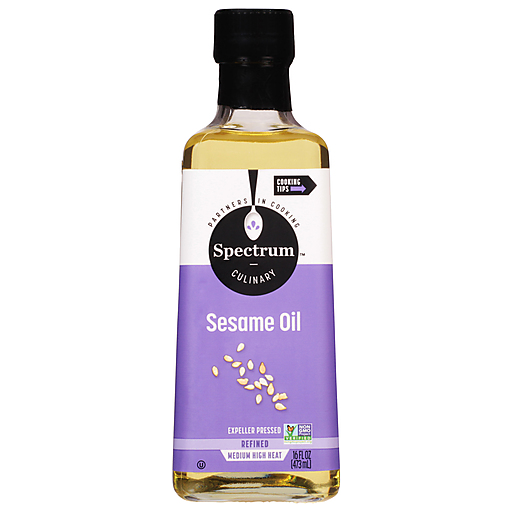 Spectrum Culinary Refined Medium High Heat Sesame Oil 16 Fl Oz