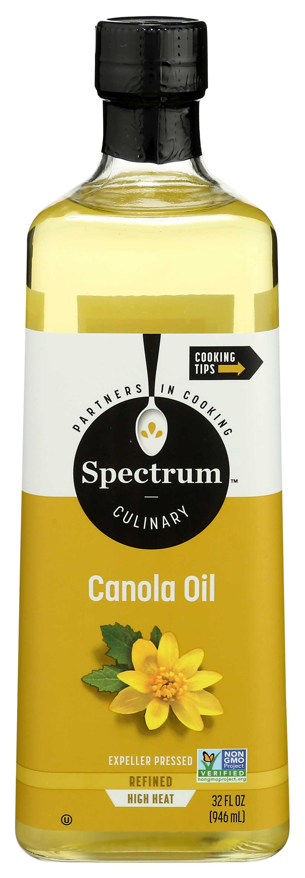 Spectrum Culinary Naturals Refined Canola Oil - 32 Fl Oz