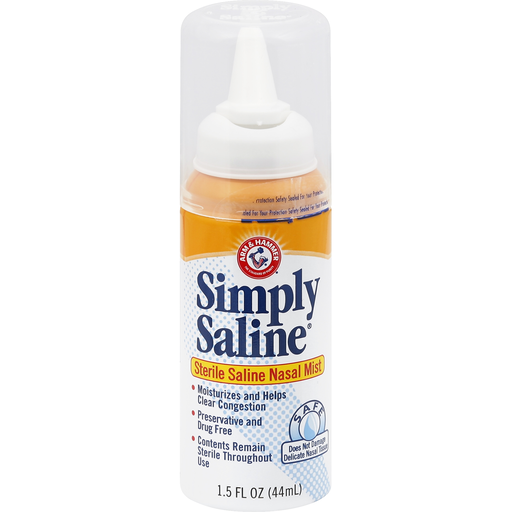 Arm & Hammer Simply Sterile Saline Nasal Mist Dropper