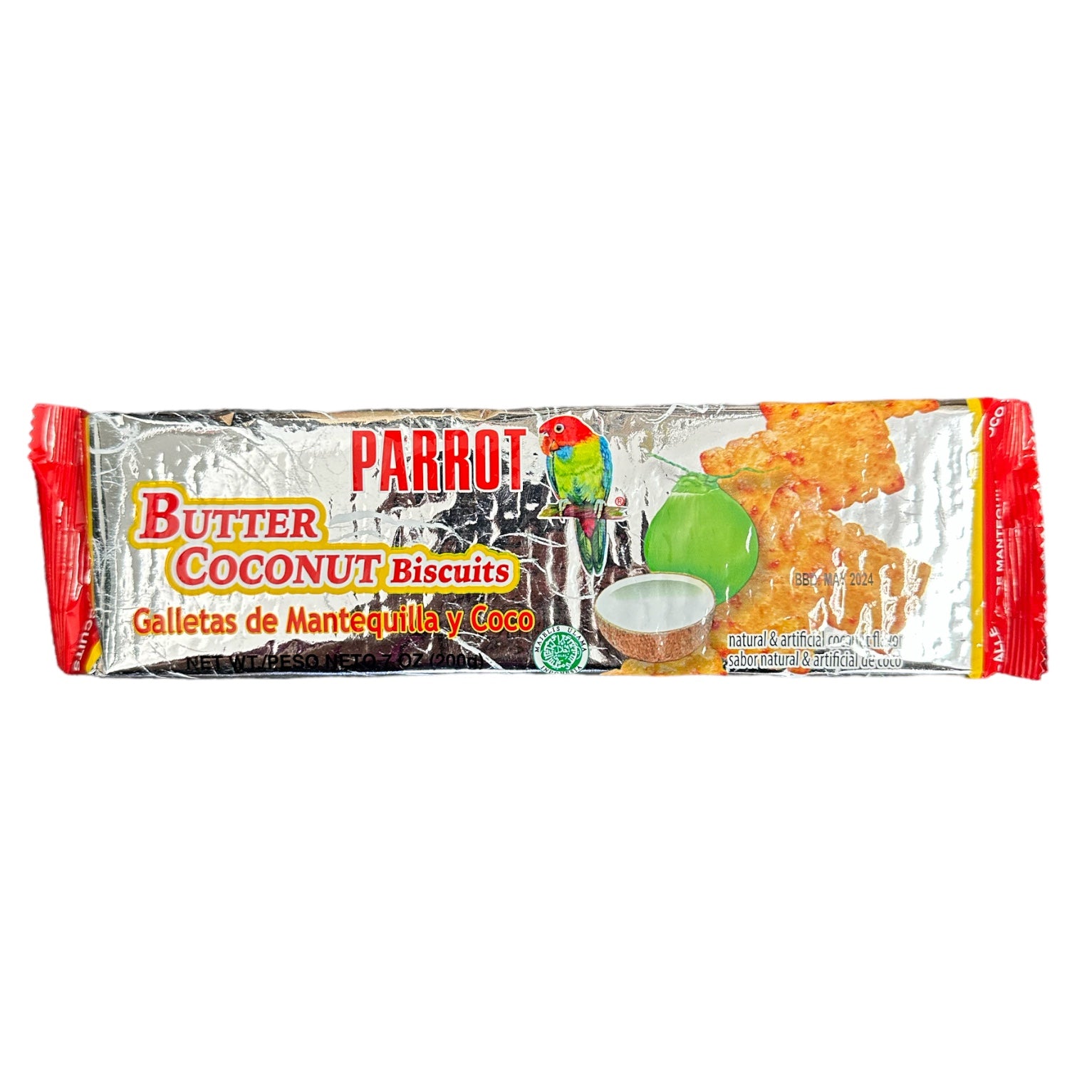 Parrot Butter Coconut Biscuits