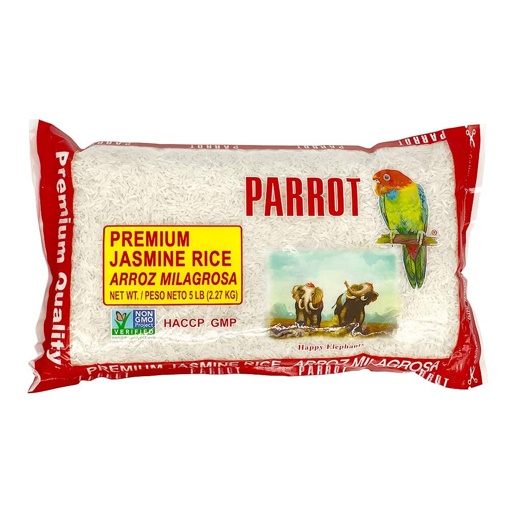 นกแก้ว Parrot Jasmine Rice 5 Lbs