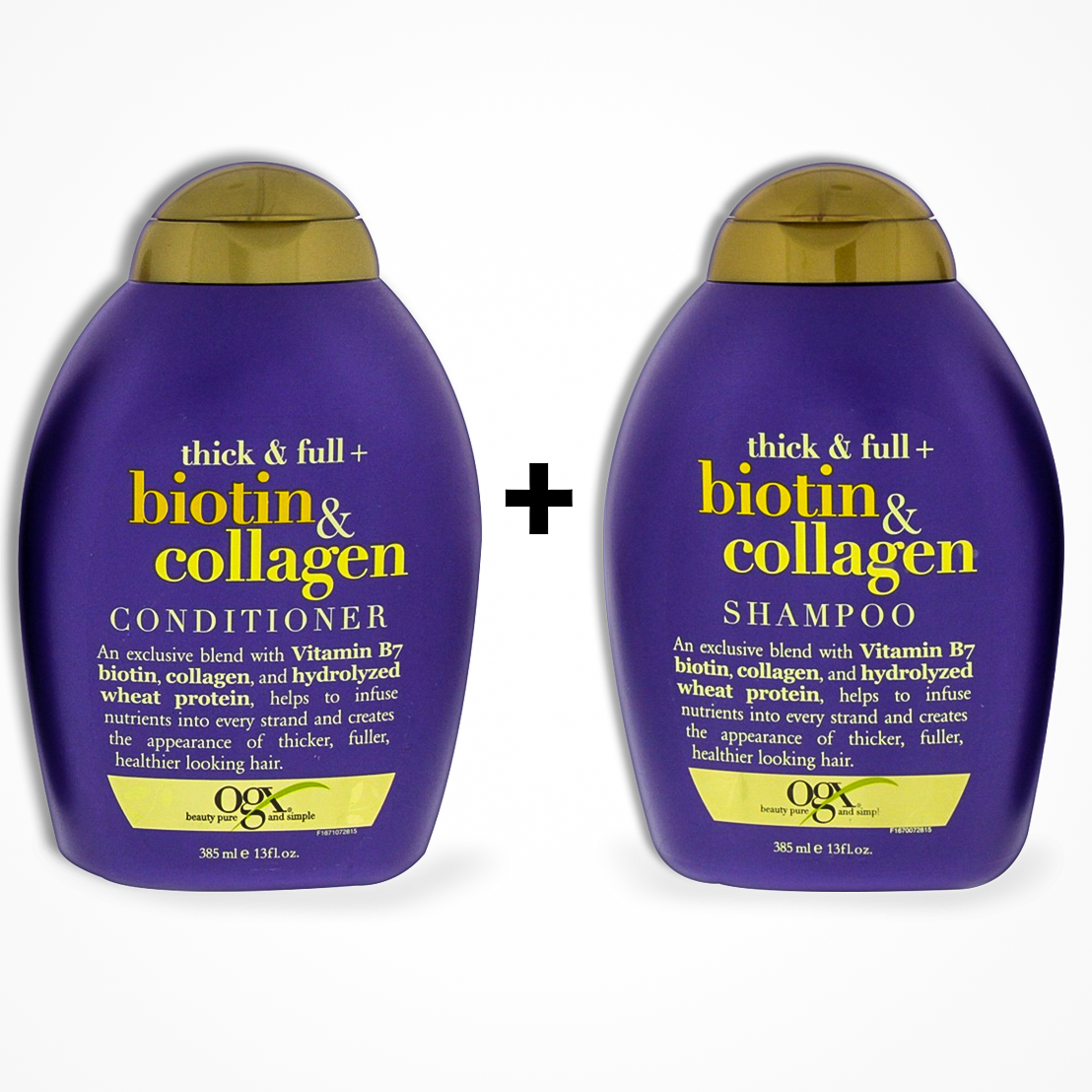 OGX Thick & Full + Biotin & Collagen Shampoo 13 Fl. Oz. Bottle