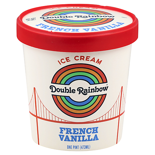 Double Rainbow Ice Cream, Vanilla