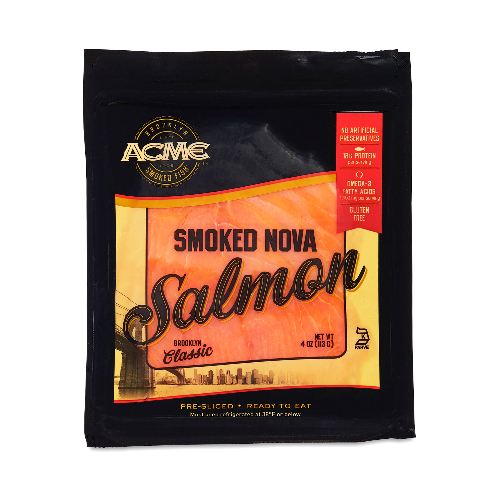 Acme Smoked Nova Salmon Brooklyn Classic