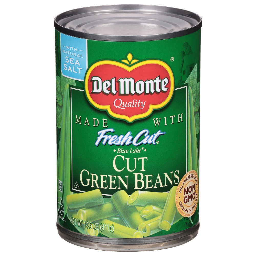 Del Monte Green Beans, Blue Lake, Fresh Cut 14.5 Oz