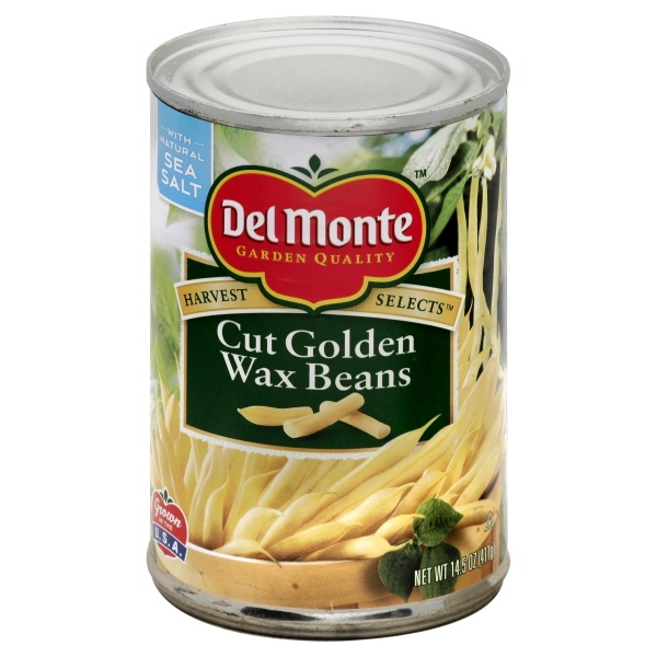 Del Monte Harvest Selects Wax Beans, Cut Golden