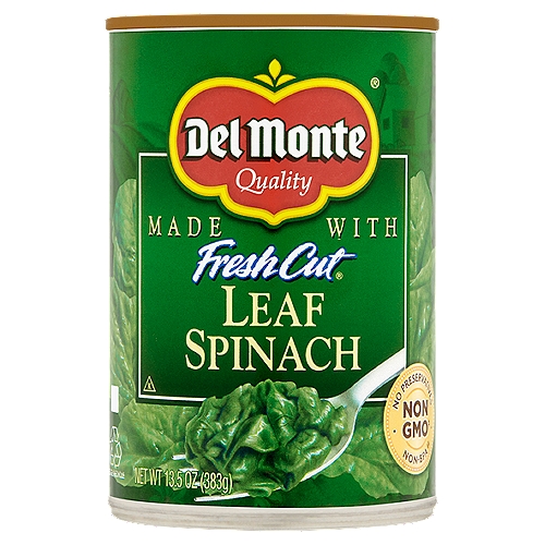 Del Monte Fresh Cut Leaf Spinach 13.5 Oz. Can