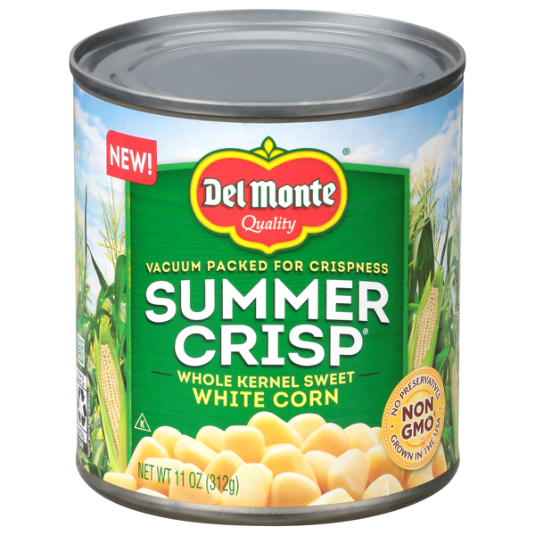 Del Monte Summer Crisp Whole Kernel Sweet White Corn