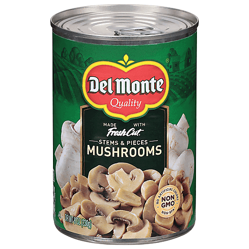 Del Monte Mushrooms, Stems & Pieces 8 Oz