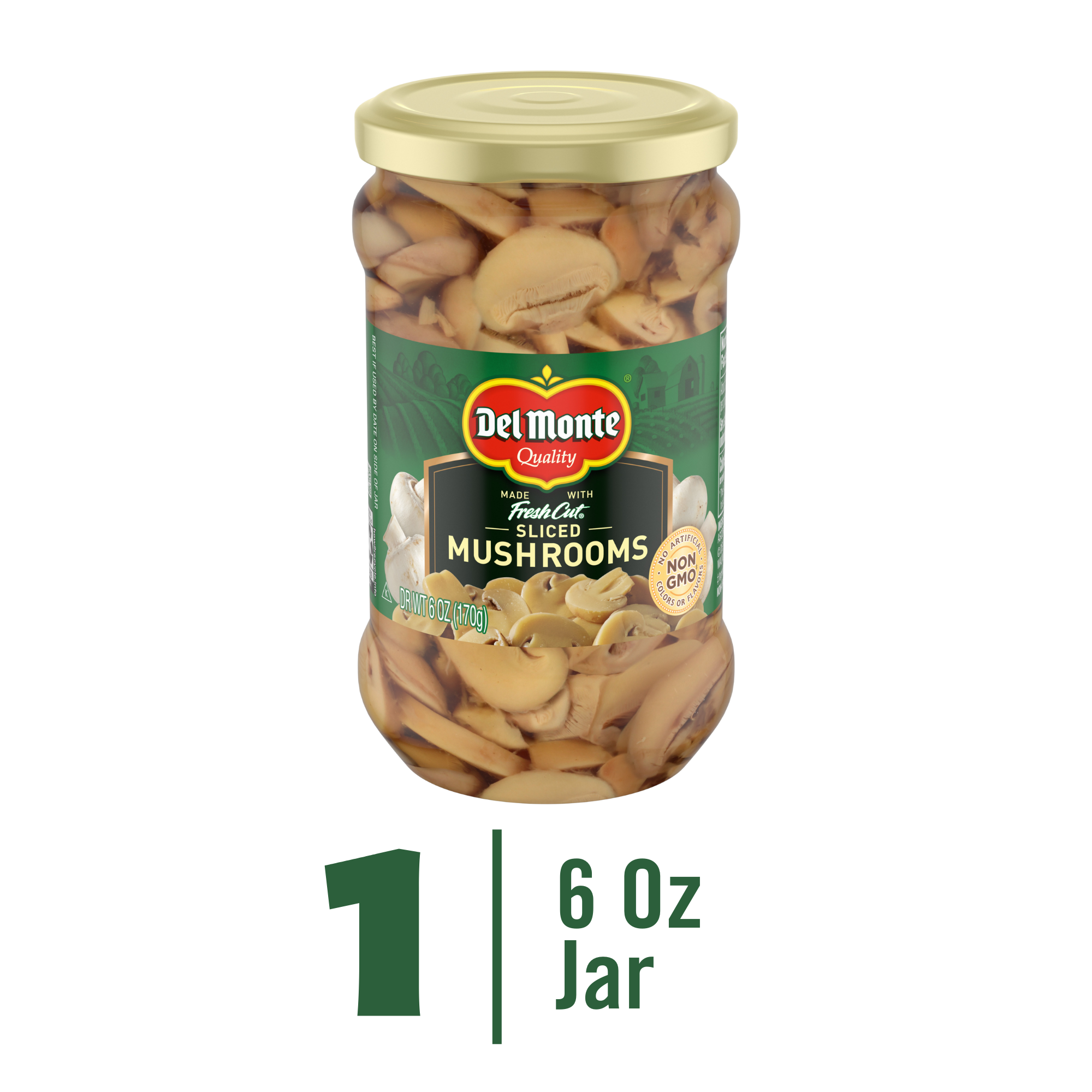 Del Monte Mushrooms, Sliced 6 Oz