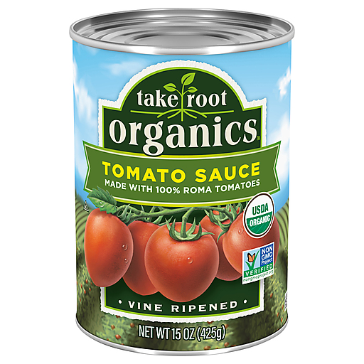 Del Monte Take Root Organics Tomato Sauce, 15 Ounce