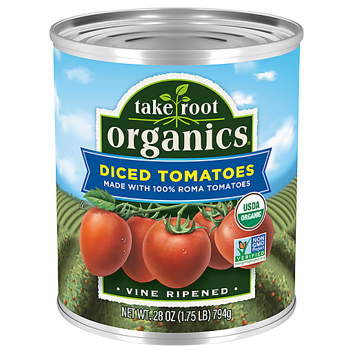 Take Root Organics Tomatoes, Diced 28 Oz