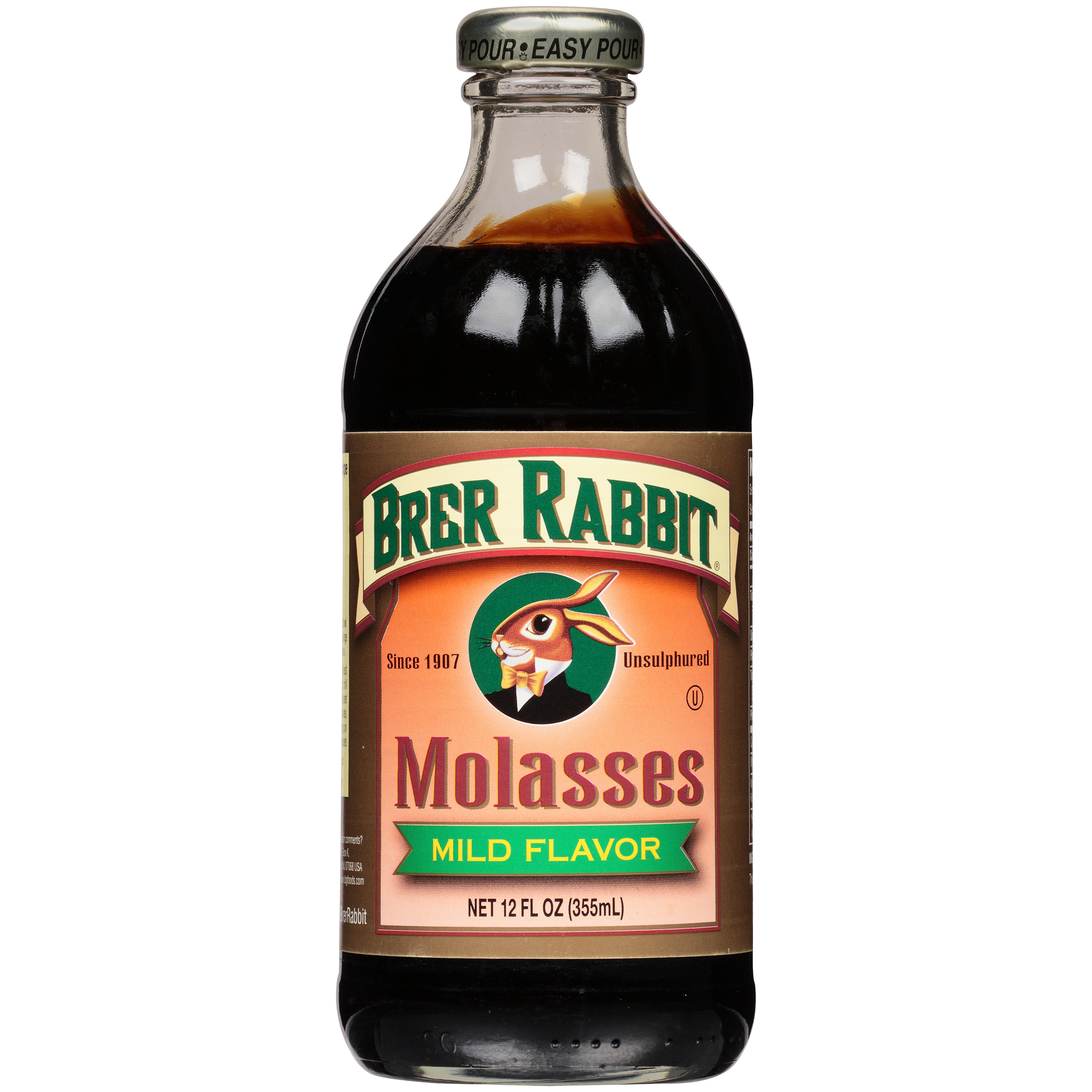 Brer Rabbit Molasses, Mild Flavor, Unsulphured 12 Fl Oz