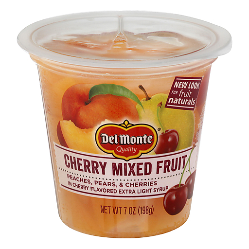 Del Monte Fruit Naturals Cherry Mixed Fruit, 7 Oz