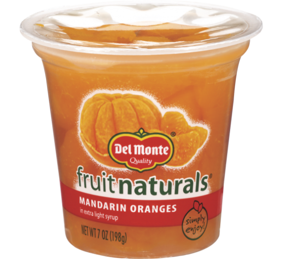 Del Monte Fruit Naturals Mandarin Orange, EACH