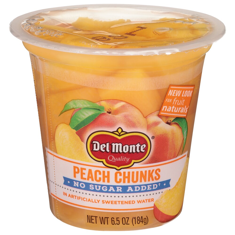 Del Monte Fruit Naturals Yellow Cling Peach Chunks No Sugar Added