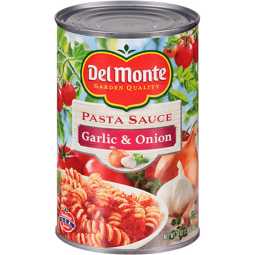 Del Monte Garlic & Onion Pasta Sauce 24 Oz. Can