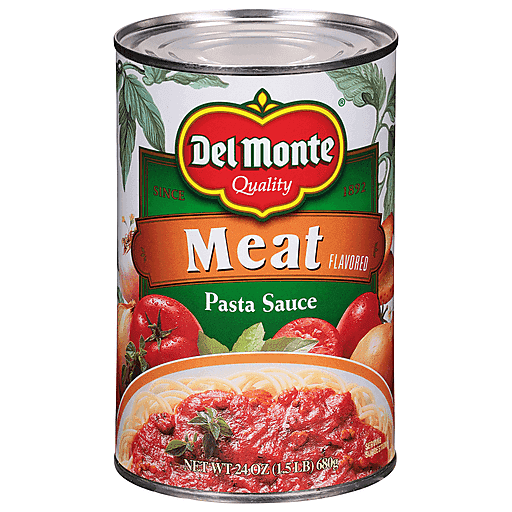 Del Monte Meat Flavored Pasta Sauce 24 Oz. Can