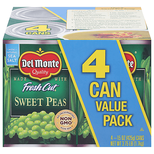Del Monte Fresh Cut Sweet Peas, Value Pack