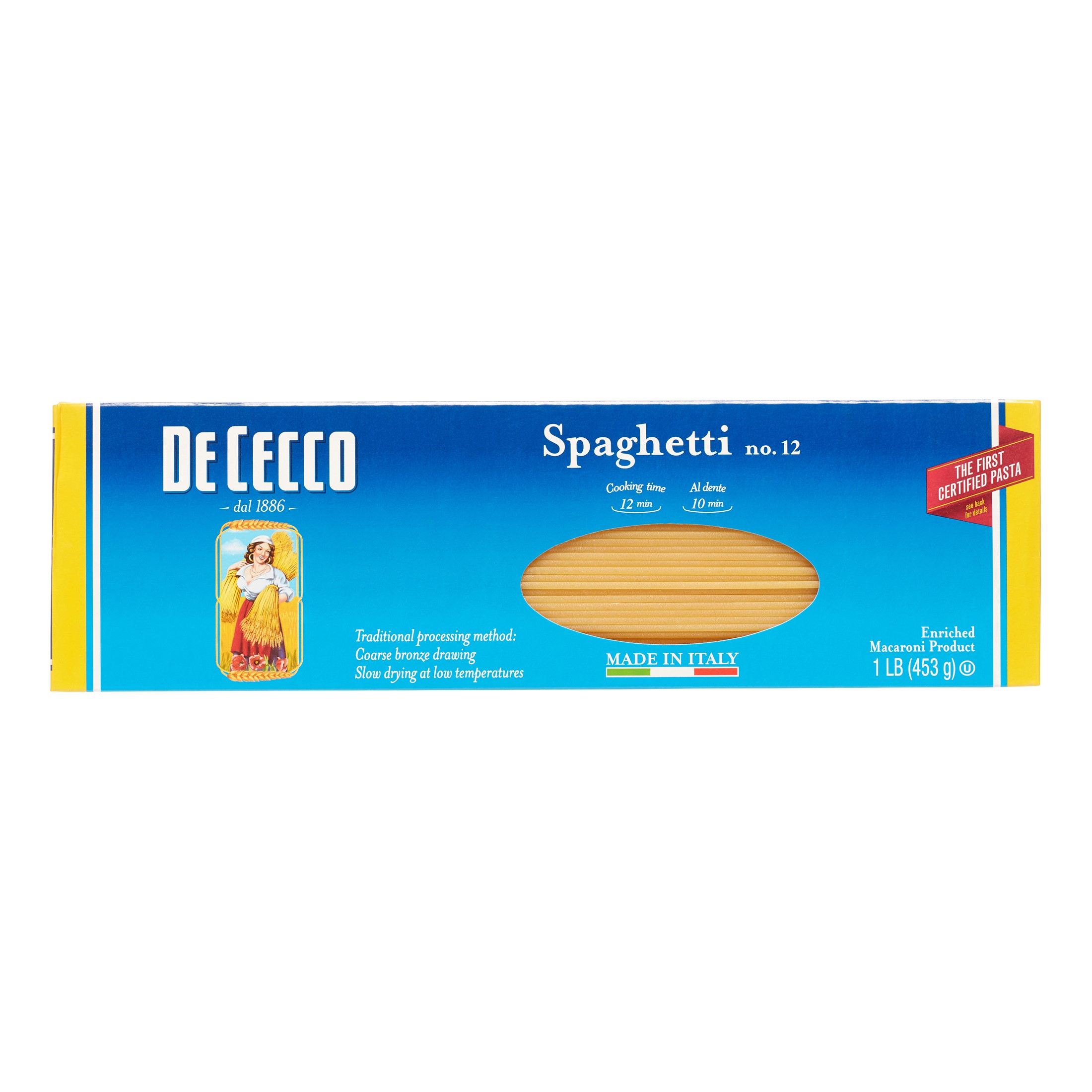 De Cecco Spaghetti Pasta 16 Oz Box # 12 20ct Case