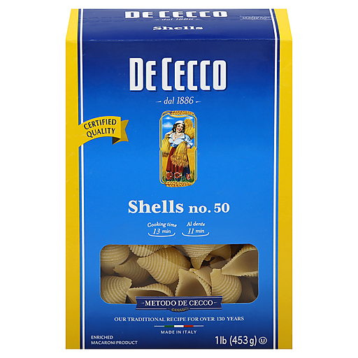 De Cecco Shells Pasta 16 Oz Box # 50 12ct Case