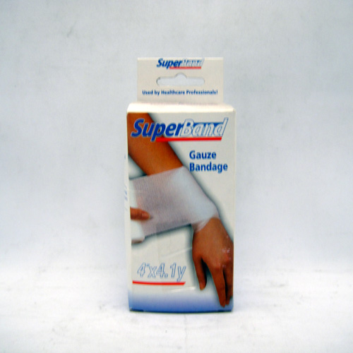 Super Band Gauze Bandage 4in X 4.1yds-whole