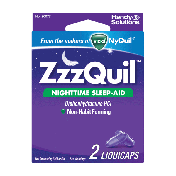 NyQuil Zzzquil 2ct Liquid Caps