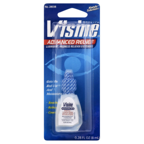 Handy Solutions Visine Advanced Relief Eye Drops, 0.28 Fl Oz