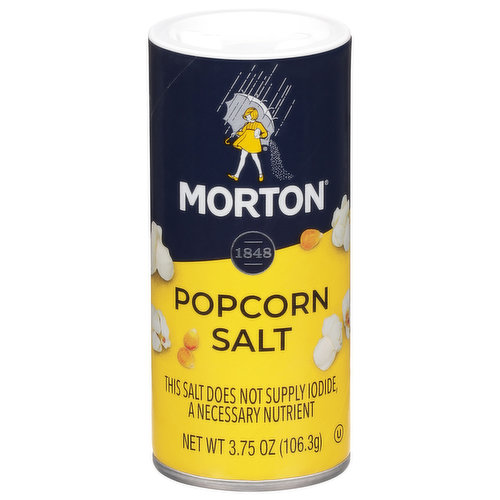 Morton Popcorn Salt 3.75 Oz. Shaker