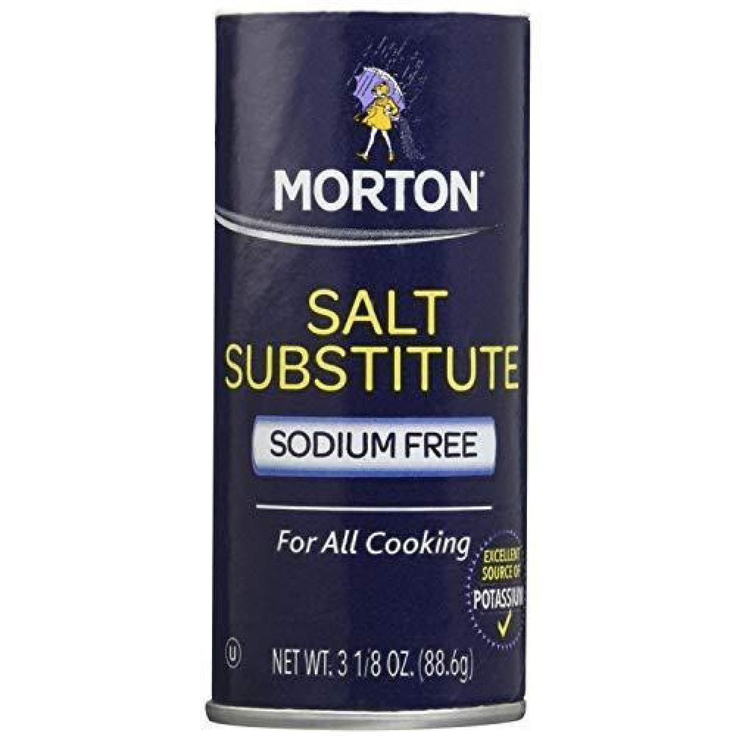 Morton Salt Substitute, Sodium Free 3.125 Oz