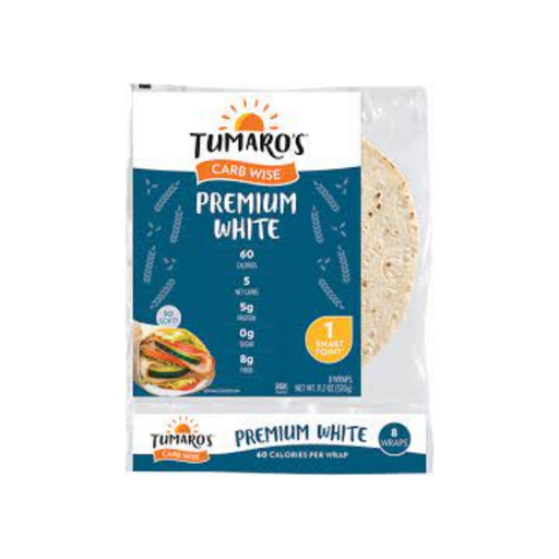 Tumaro's 12-inch Gluten Free Premium White Wraps - Case Of 6