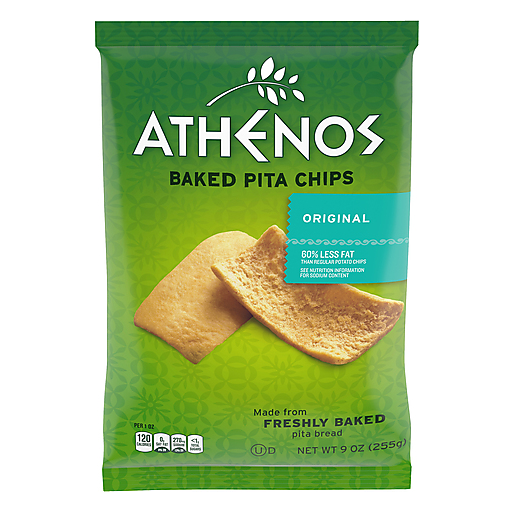 Athenos Original Baked Pita Chips, 9 Oz Bag