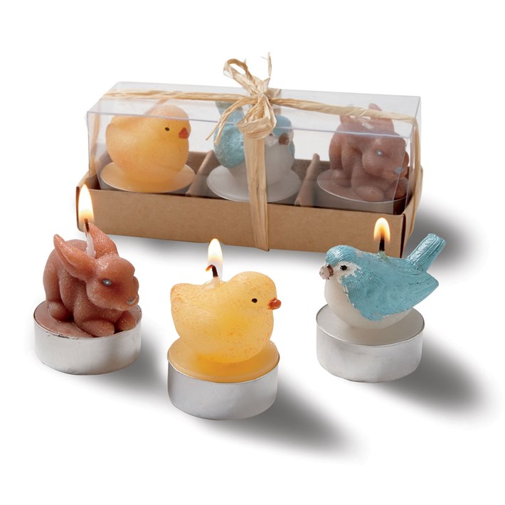 Spring Friends Tealights Set/3