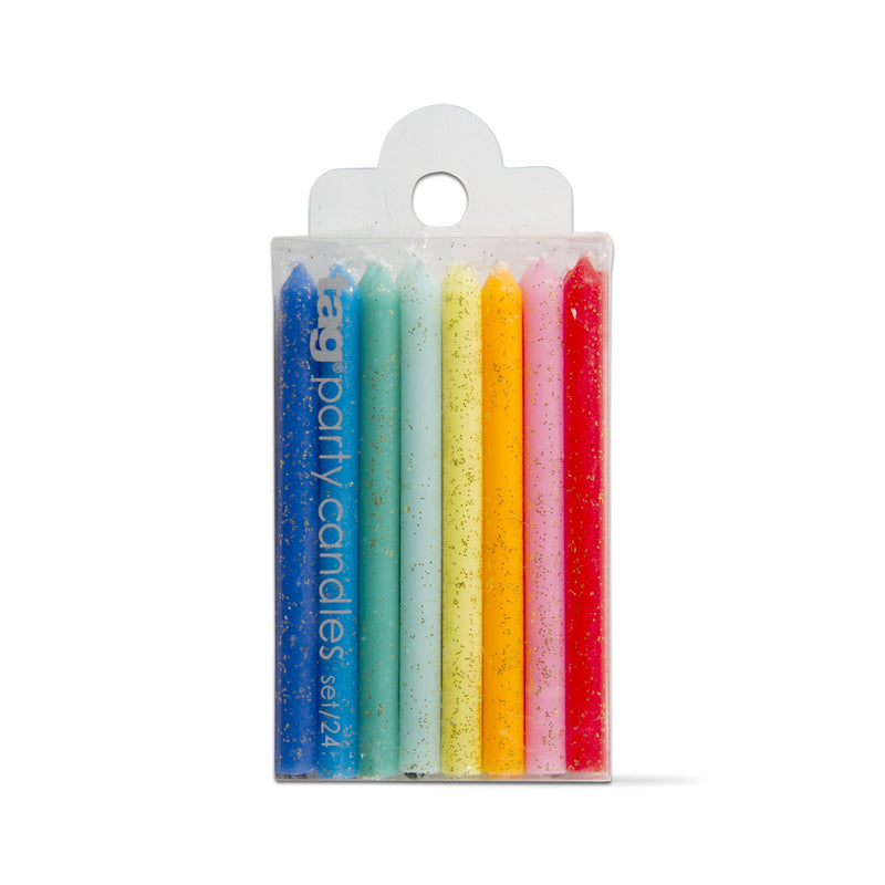 Tag Trade Assoc. Group Short Birthday Candle Set/24