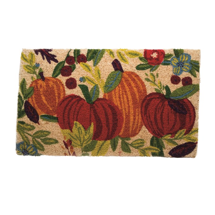 Harvest Pumpkin Coir Mat