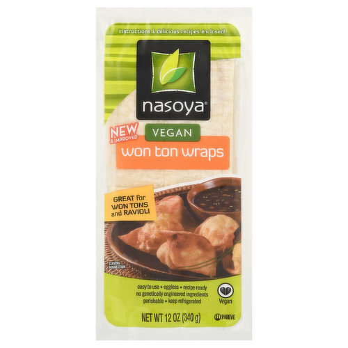 Nasoya Vegan Won Ton Wraps - 12oz