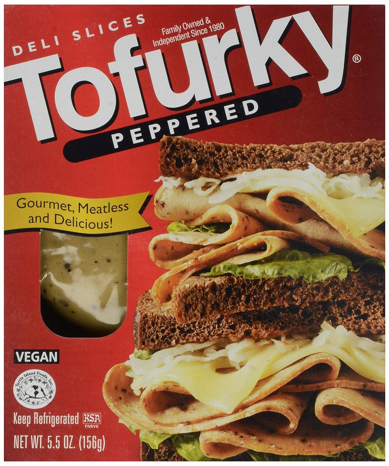 Tofurky Plant Based Peppered Deli Slices - 5.5oz/15ct