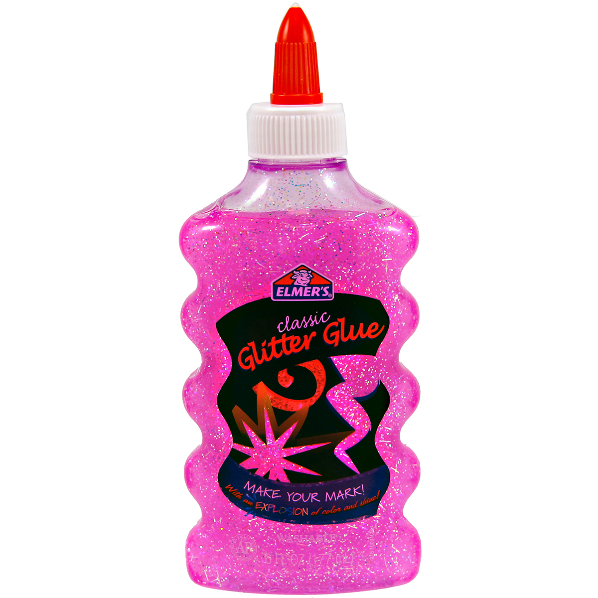 Elmer's Glitter Glue, Classic, Pink