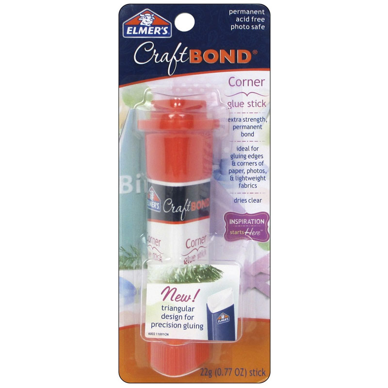 Elmers Craft Bond Corner Glue Stick 1ct