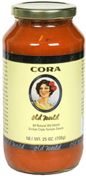 Cora Old World Sicilian Style Tomato Sauce - 25 Oz