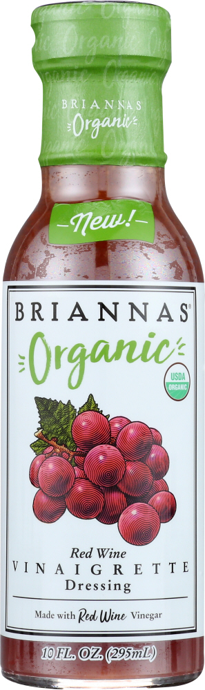 Brianna's Organic Vinaigrette Red Wine Dressing 10 Oz