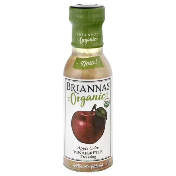 Brianna's Organic Apple Cider Vinaigrette Salad Dressing 10 Fl Oz