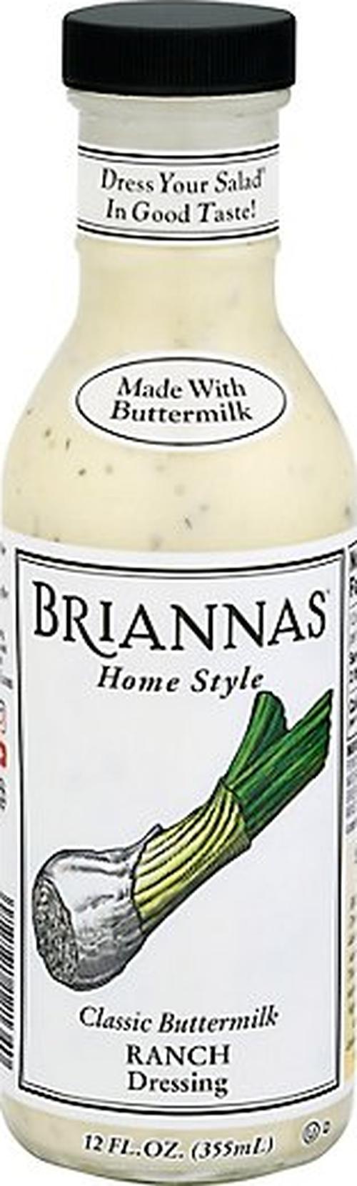 Brianna's Home Style Classic Buttermilk Ranch Dressing 12fl Oz