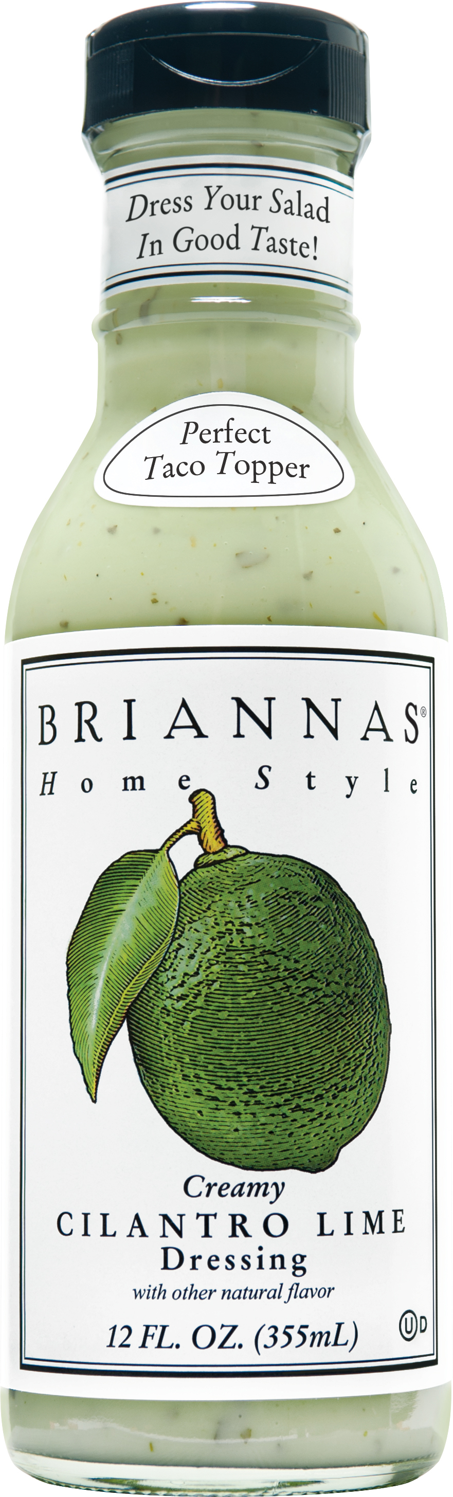 Brianna's Home Style Creamy Cilantro Lime Salad Dressing 12 Fl Oz