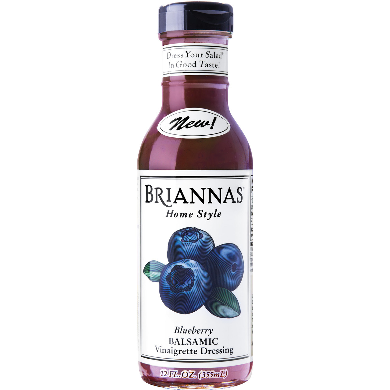 Brianna's Home Style Blueberry Balsamic Vinaigrette Dressing 12 Oz