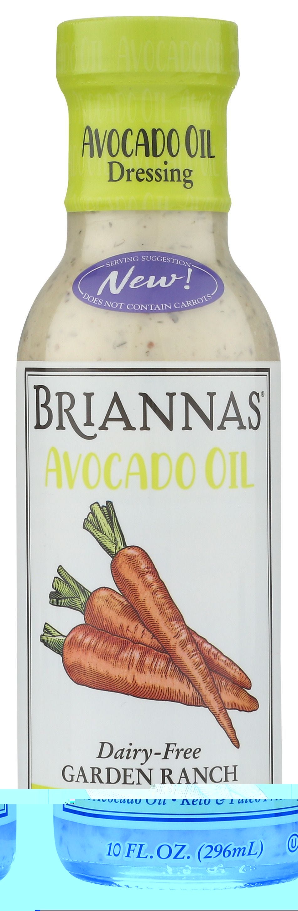 Brianna's Avocado Oil Dressing, Dairy Free Garden Ranch 10 Oz