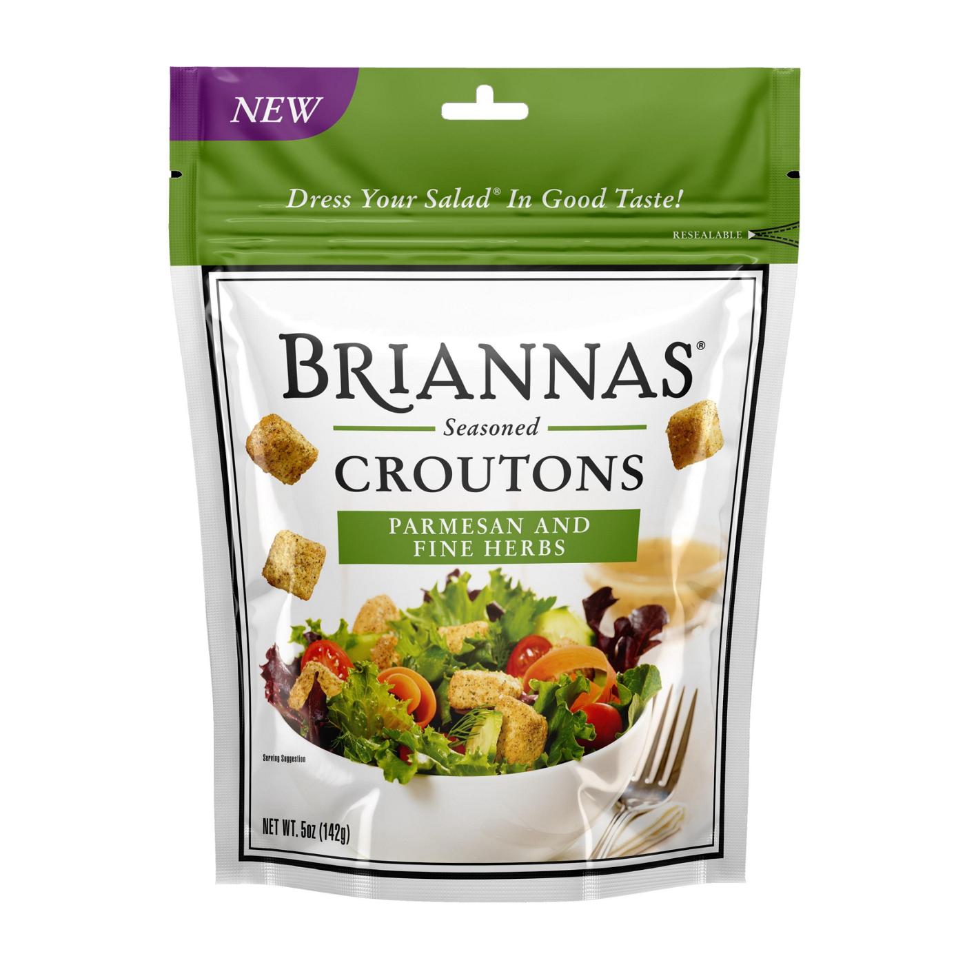Brianna's Croutons, Seasoned, Parmesan And Fine Herbs 5 Oz