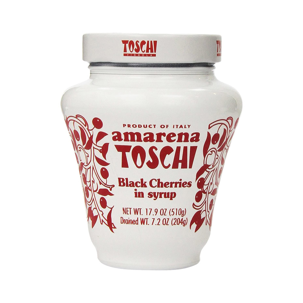 Toschi Amarena Italian Black Cherries In Syrup 17.9 Oz