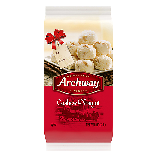 Archway Specialties Cashew Nougat Cookies - 6 Oz
